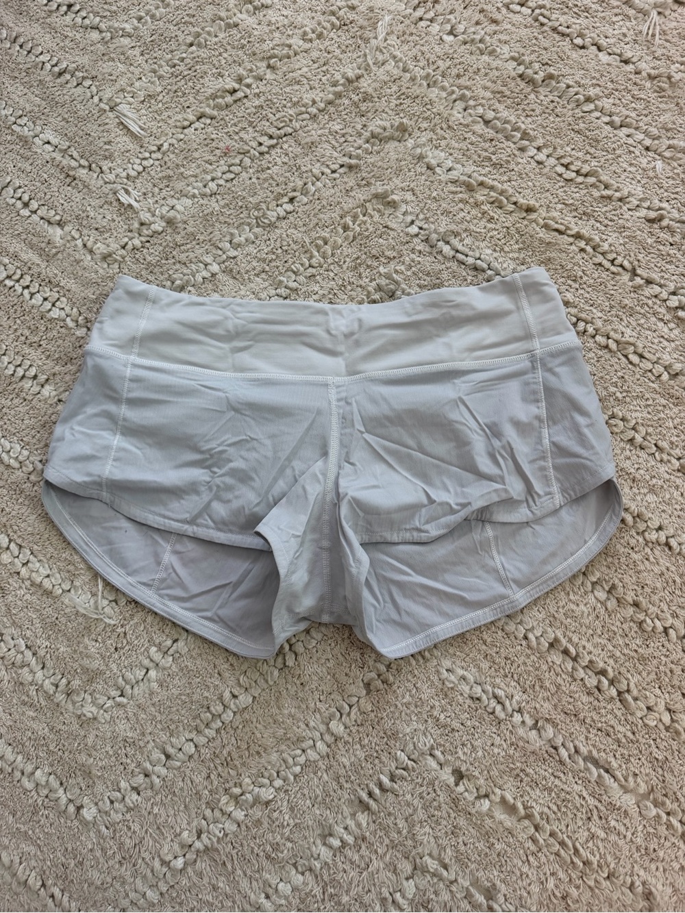 Lululemon Light Gray Women's Athletic Shorts